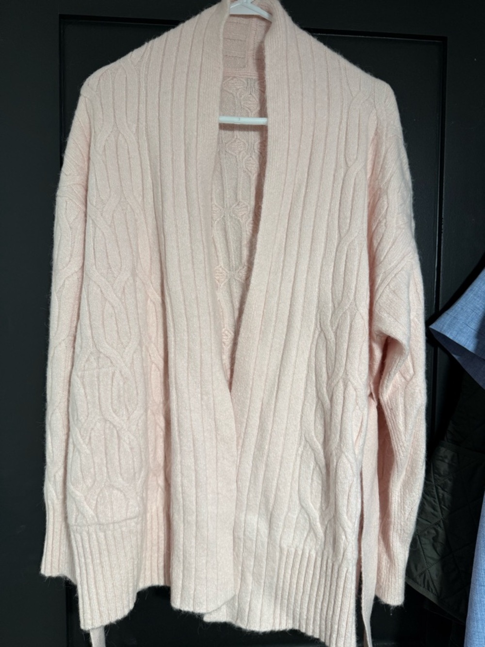 Women’s Lululemon Soft Pink Belted Cardigan - Picture 4 of 5